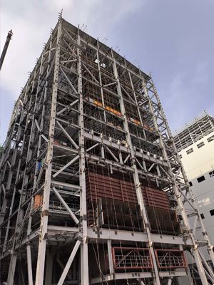 Baodu Multi-Storey Metal Building Pre-Engineered Metal Structure for Industrial Use Steel Structure