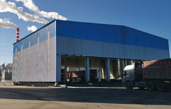 Durable Structural Prefab Steel Warehouse High Effective