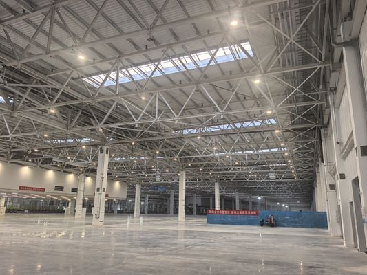 China Low Cost Large-Span Steel Structure Custom Designed Steel Frame Structure Industrial Prefabricated Buildings Workshop Factory Plant Warehouse 