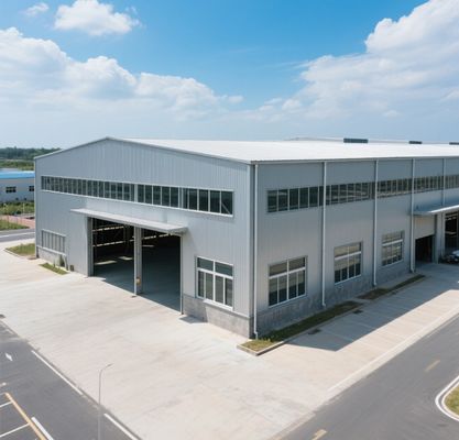 1000 Square Meter Prefabricated Food Factory Steel Structure Warehouse Building