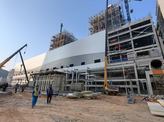 50年以上構造工場鉄骨構造ワークショップライトスチールモダンウェアハウスプロジェクトの合計ソリューション