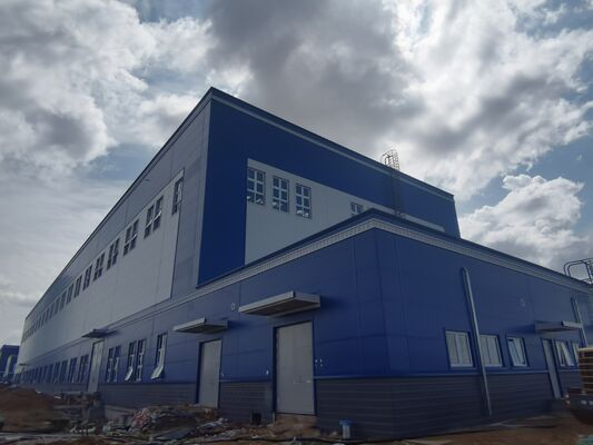 CE ISO プリファブリック 鋼鉄構造 建築材料 ワークショップ 環境に優しい